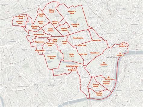westminster city council ward map.